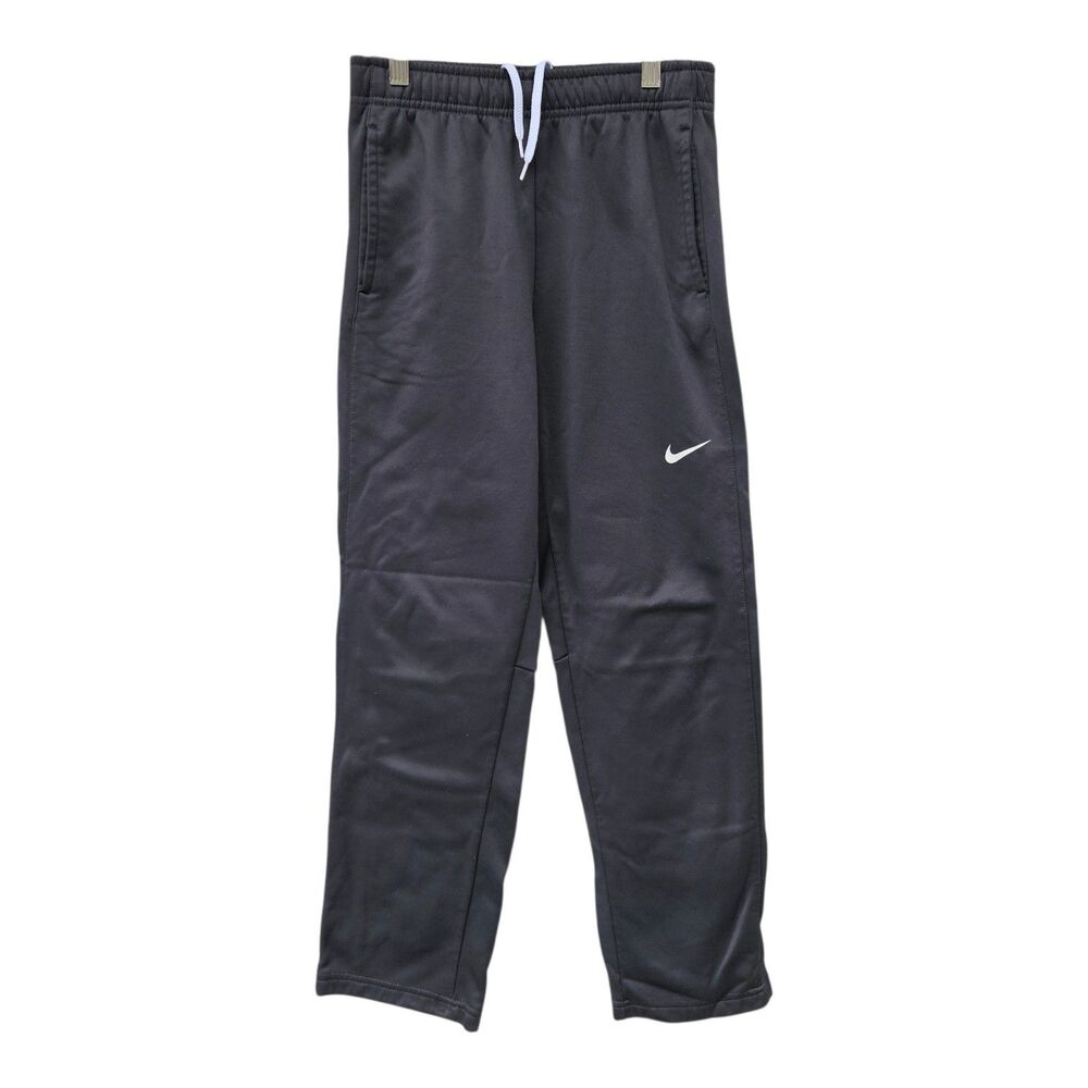 Nike Therma Fit Standard Fit Boys Training Pants Gunmetal Gray Size L